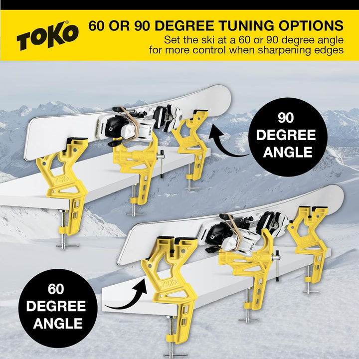 Toko Reparatur Tool Ski Vise Race Gelb, Gelb
