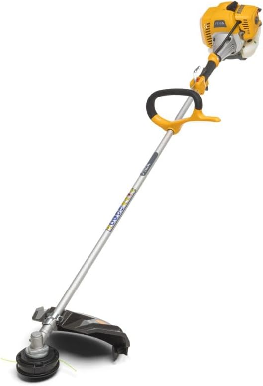 STIGA BC 545 Benzin-Rasentrimmer, 42,7 cm³, 45 cm – Tap&amp;Go-Doppelfadenkopf, 3T-Messer 42.7cc (Bügelg