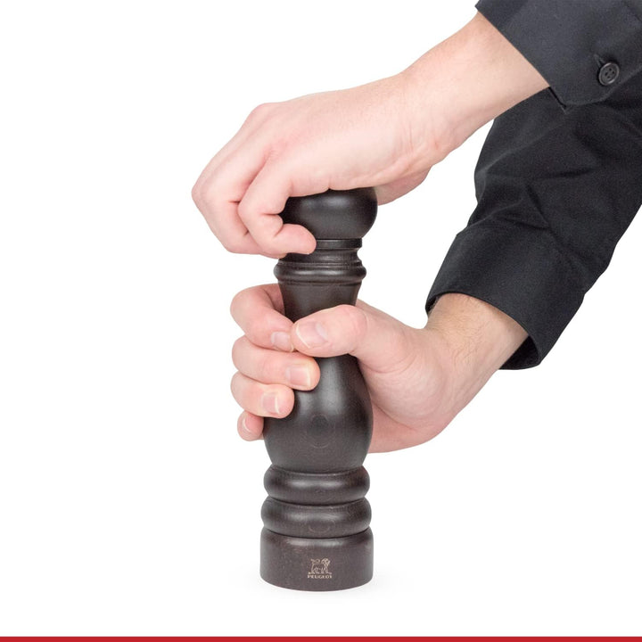 Peugeot Paris Manuelle Salzmühle, Klassische Mahlgradeinstellung, Holz, Braun, 870422/SME/1, 12 cm S