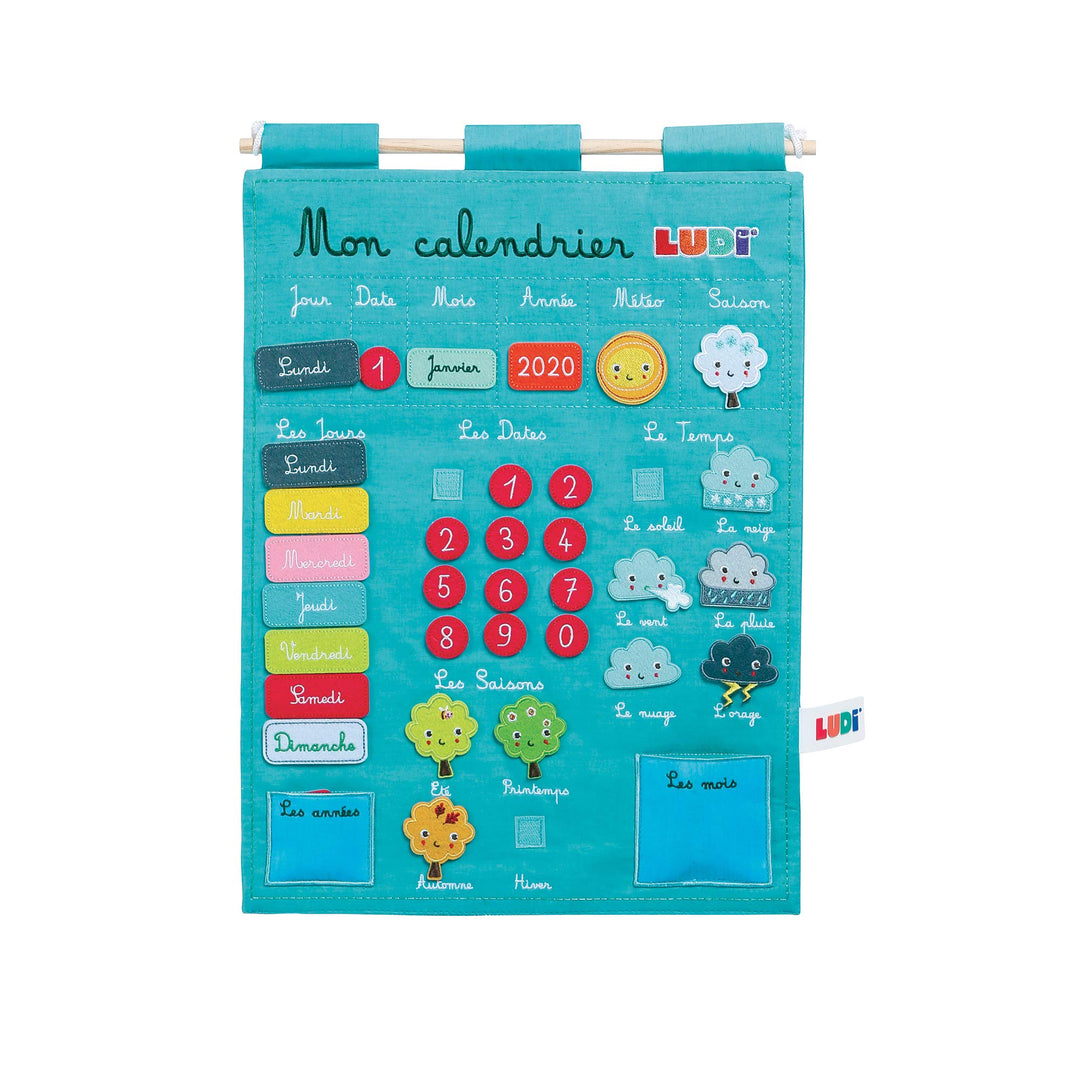 Ludi - Basic Kalender Blau, Blau