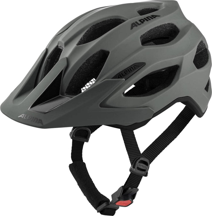 ALPINA Carapax 2.0 Fahrradhelm (Leichter Endurohelm) coffeegrey matt 52-57 cm Bundle mit Sportbrille