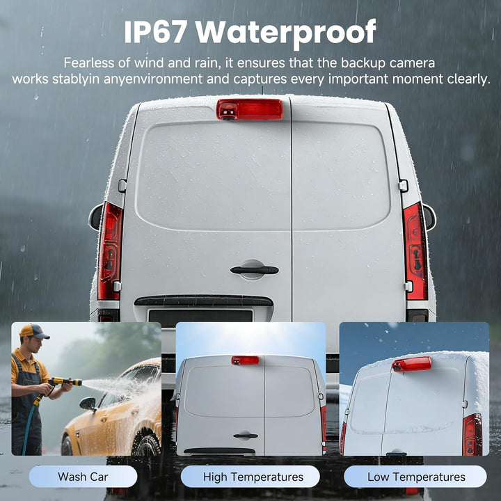 Hodozzy Rückfahrkamera für Renault Trafic 2014-2017/Opel Vivaro 2014-2017, wasserdichte Rückfahrkame