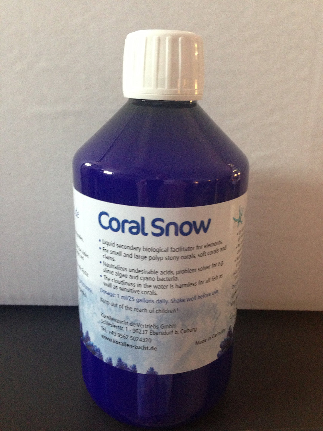 Korallenzucht.de Coral Snow, 1er Pack (1 x 500 ml), 500 ml
