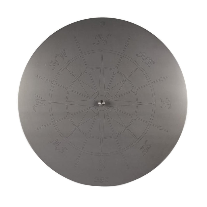 Deckel für Feuerschalen Ø 80cm (Edelstahl Ø 80 cm Windrose), Edelstahl Ø 80 cm Windrose