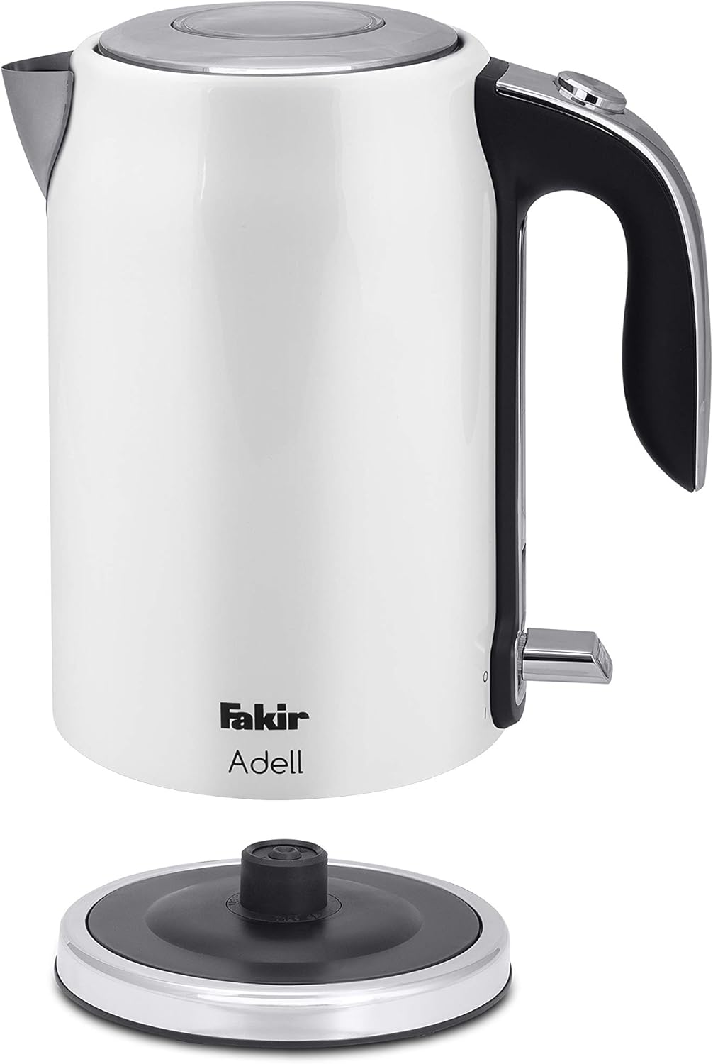 Fakir Adell/Edelstahl-Wasserkocher, Teekocher, schnelles Aufheizen, mit Wasserstandsanzeige, Überhit
