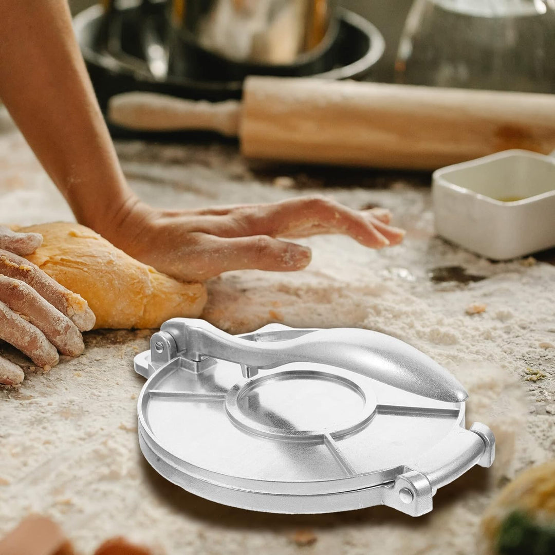YARNOW Tortilla Maker Tortilla Press Edelstahl Antihaft Pie Teigpresse Maispresse Presspfanne Kuchen