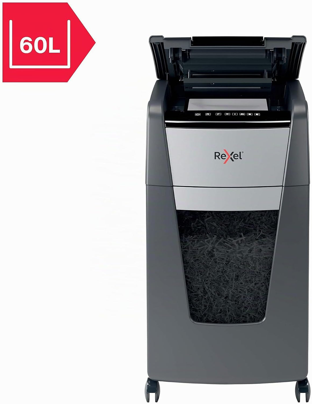 Rexel Optimum AutoFeed+ 225X Automatischer Aktenvernichter, 225 Blatt automatisch, Sicherheitsstufe