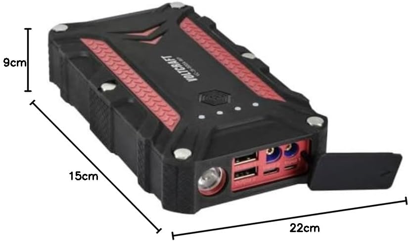 VOLTCRAFT Schnellstartsystem VC-JS-800A-WP VC-14064700 Starthilfestrom (12 V)=400 A USB-Steckdose 2x