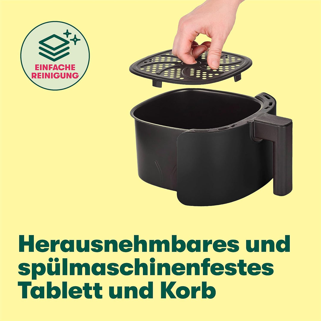 bella 3 L Touchscreen-Heissluftfritteuse, ölfreies Frittieren, spülmaschinenfeste Antihaft-Pfanne un
