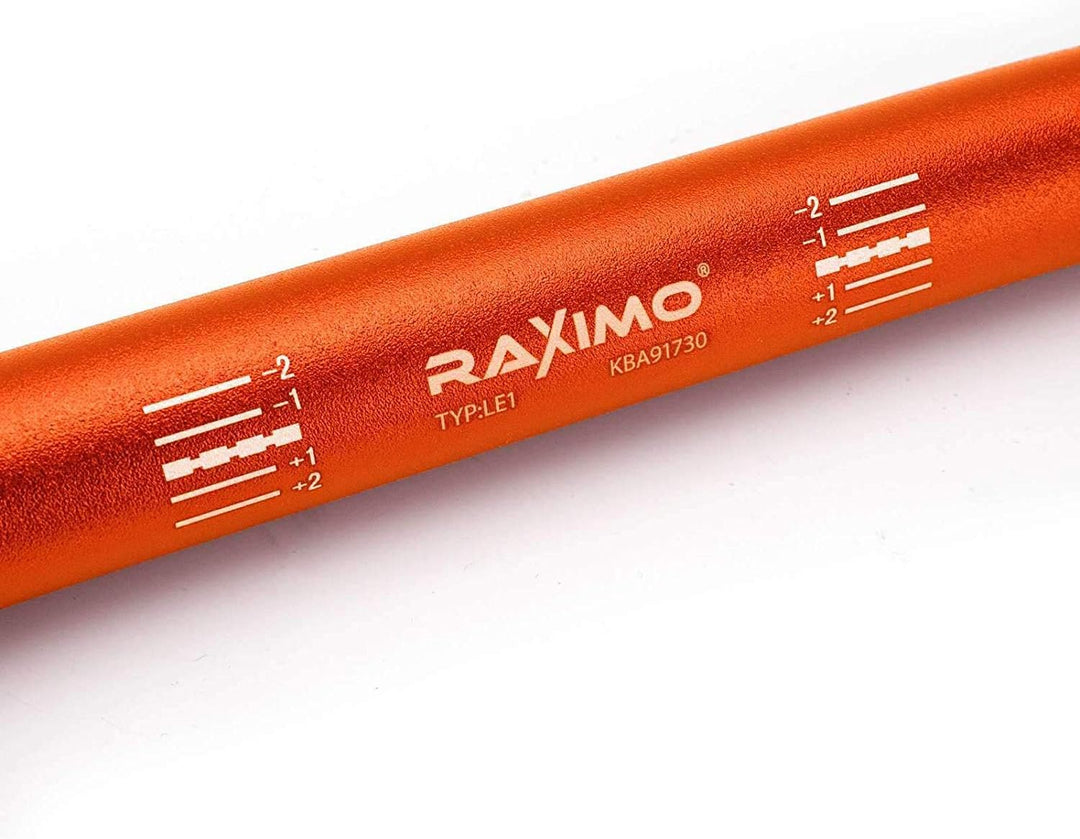 Alu Lenker Street 22mm Raximo mit ABE orange, orange