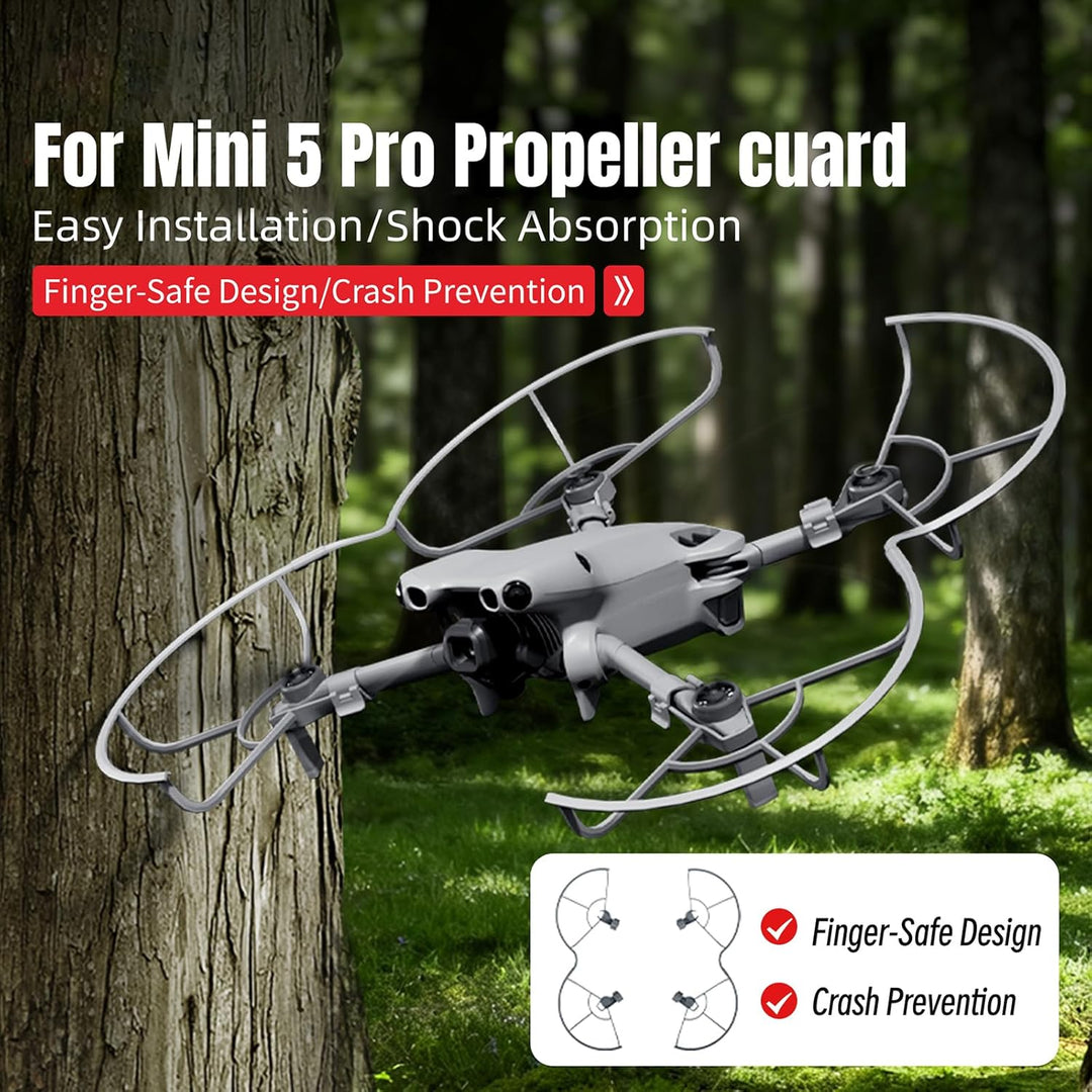 Mini 5 Pro Propellerschützer für DJI Mini 5 Pro Zubehör, Propeller Schutz Schnelle Freigabe Anti Kol