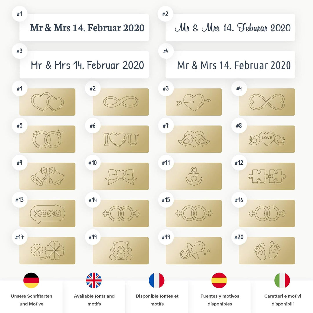 LIEBESSCHLOSS-FACTORY Herz-Schloss Gold mit Gravur und Schlüssel, gratis Geschenkbox uvm. Jetzt grav