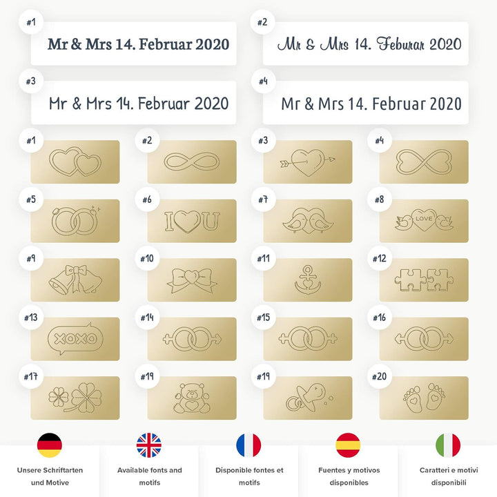 LIEBESSCHLOSS-FACTORY Herz-Schloss Gold mit Gravur und Schlüssel, gratis Geschenkbox uvm. Jetzt grav