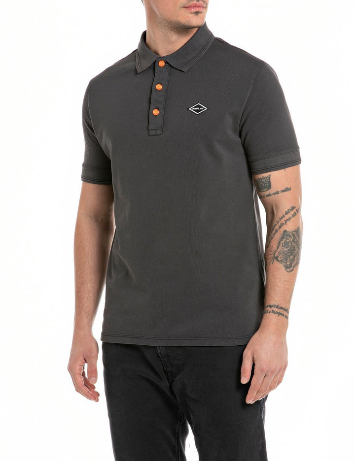 Replay Herren Polohemd S Blackboard 099, S Blackboard 099