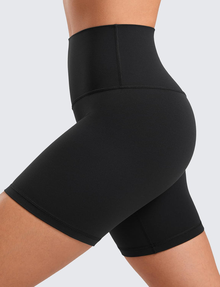 CRZ YOGA Butterluxe Damen Radlerhose Kurze Sporthose - 10cm/15cm/20cm High Waist Yoga Sommer Shorts