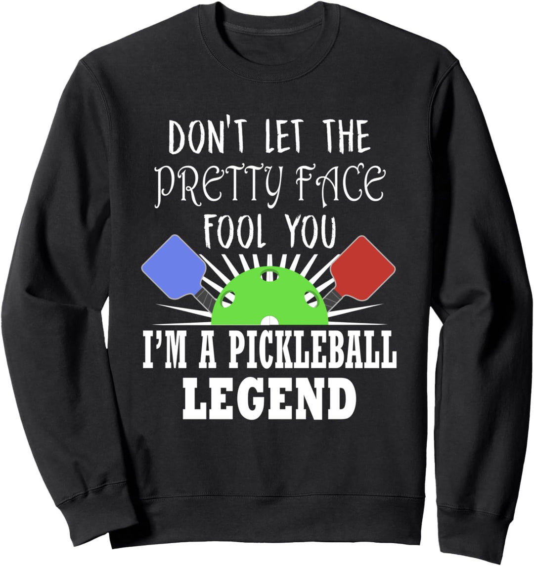 Witziger Spruch Pickleball Spieler Dink Ballsport Sweatshirt