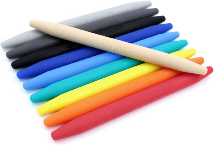 ARK® Kau Zahnstocher 3er Set in verschiedenen Farben inkl. ATC Pflegeanleitung - Kiefermotorik, Beis