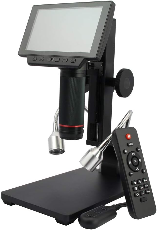 Andonstar ADSM302 Digitales HDMI-Mikroskop für Leiterplatten-Reparatur, 5 Zoll (12,7 cm) Bildschirm,
