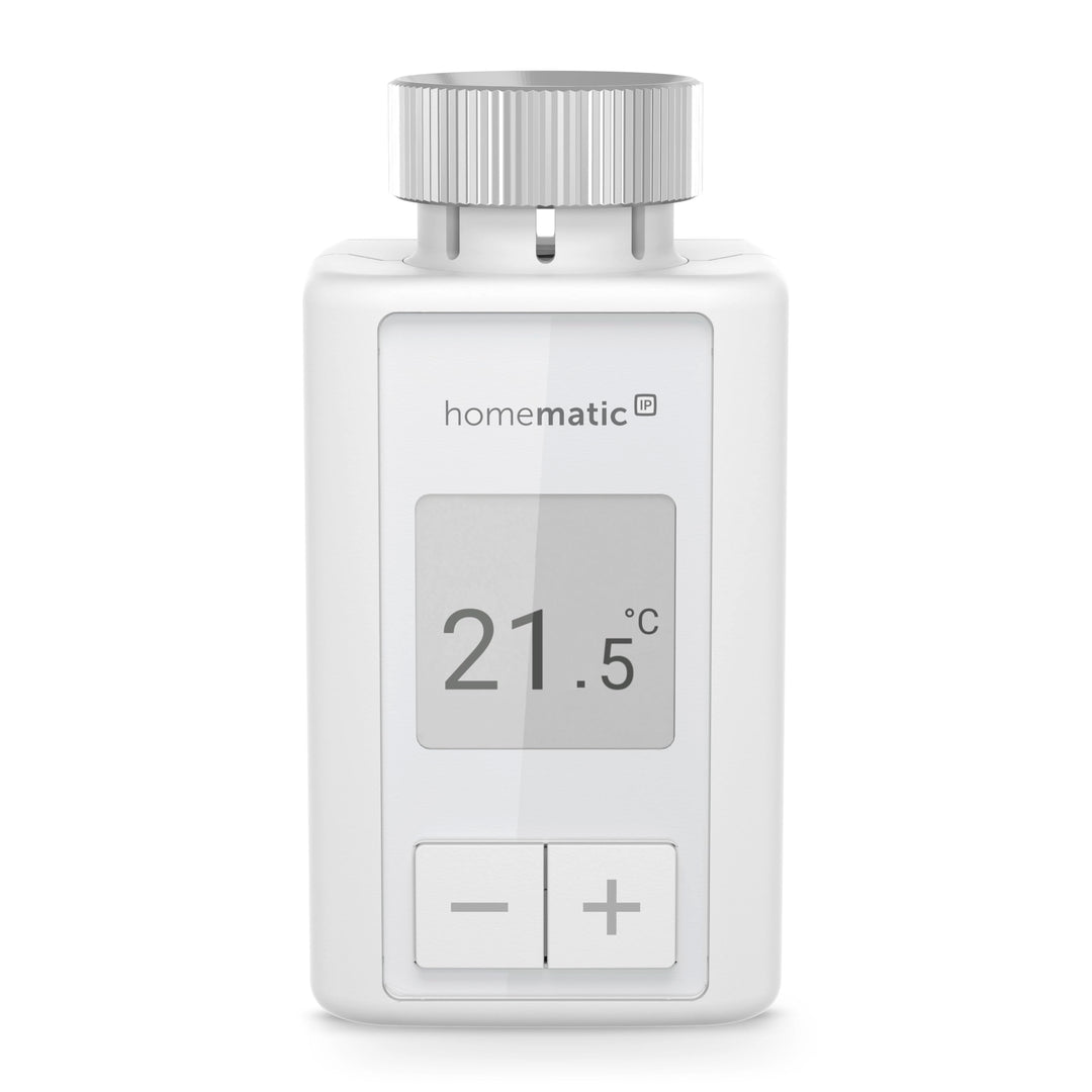 Homematic IP Smart Home Heizkörperthermostat – Flex, digitaler Thermostat Heizung, Steuerung per App