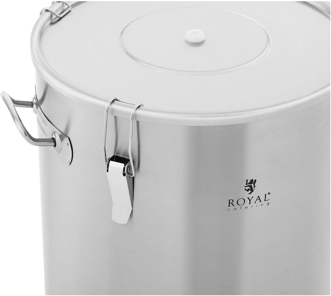 Royal Catering RCBM-60CF Maischekessel 60 l 0-40 °C Edelstahl Fermenter Fermentierkessel