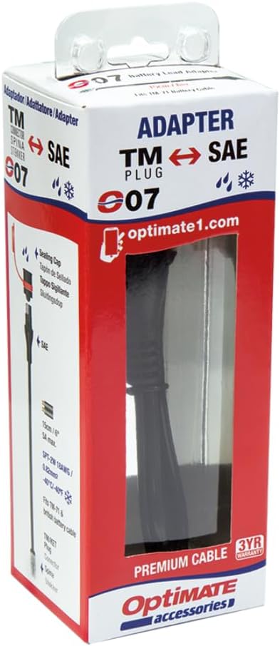 Optimate =SAE77 Adapter SAE nach TM, Medium OptiMATE ADAPTER: Batteriezuleitung, KET an SAE, OptiMAT