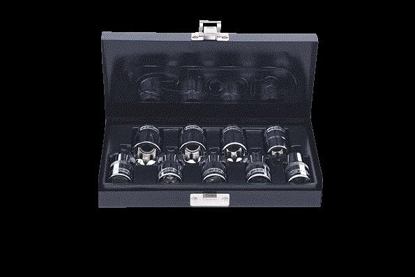 KS Tools 918.4410 1/2" CHROMEplus TX-E-Stecknuss-Satz, 9-tlg.