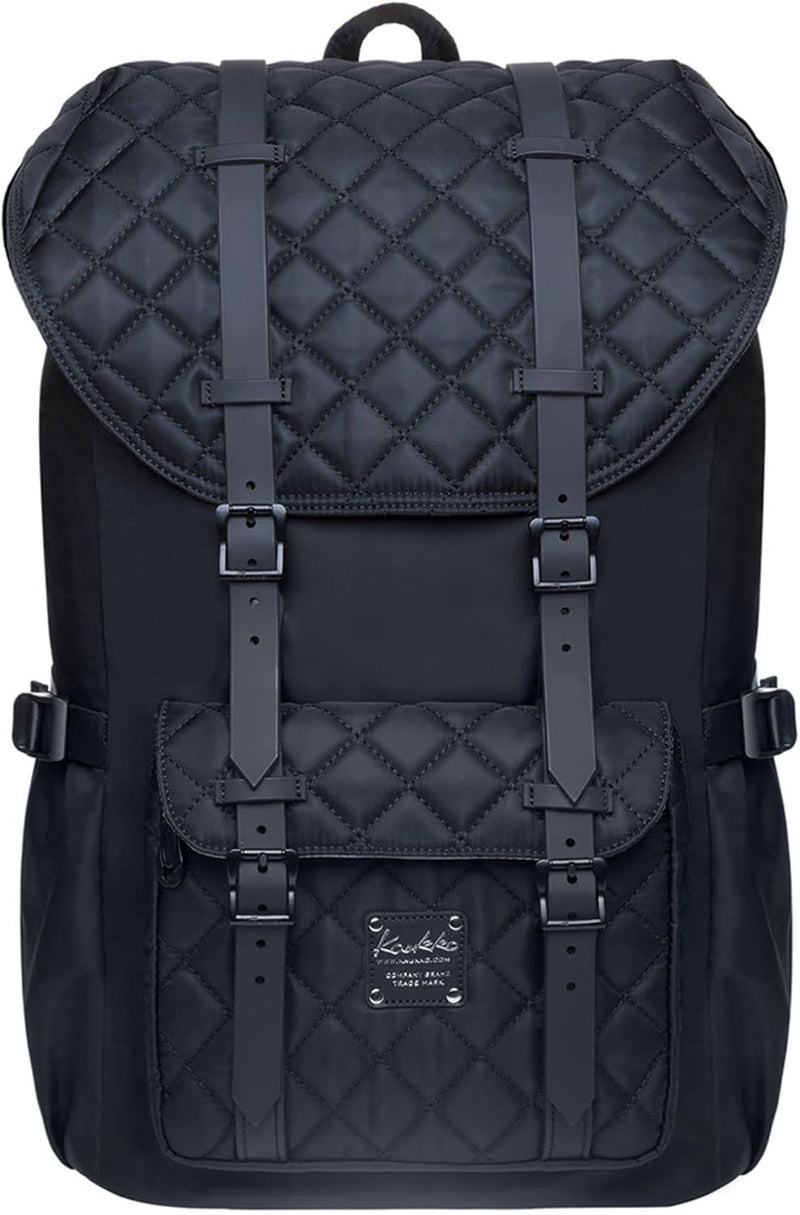 KAUKKO Laptop-Rucksack, funktionelle Outdoor-Tasche für Reisen & Camping, Studentenrucksack für Stud