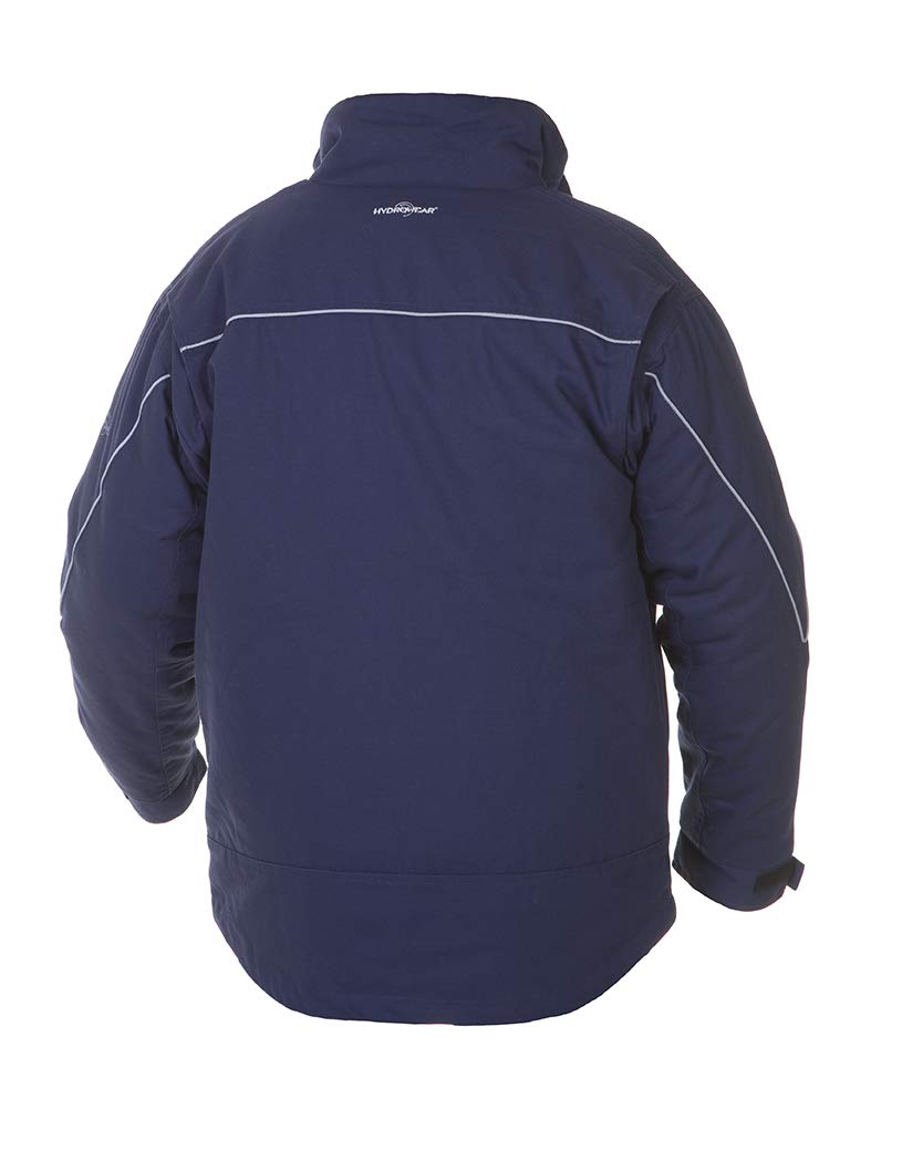 Hydrowear 42554 Rijswijk Segeltuch-Pilotenjacke Marine Grösse XL XL Marine, XL Marine