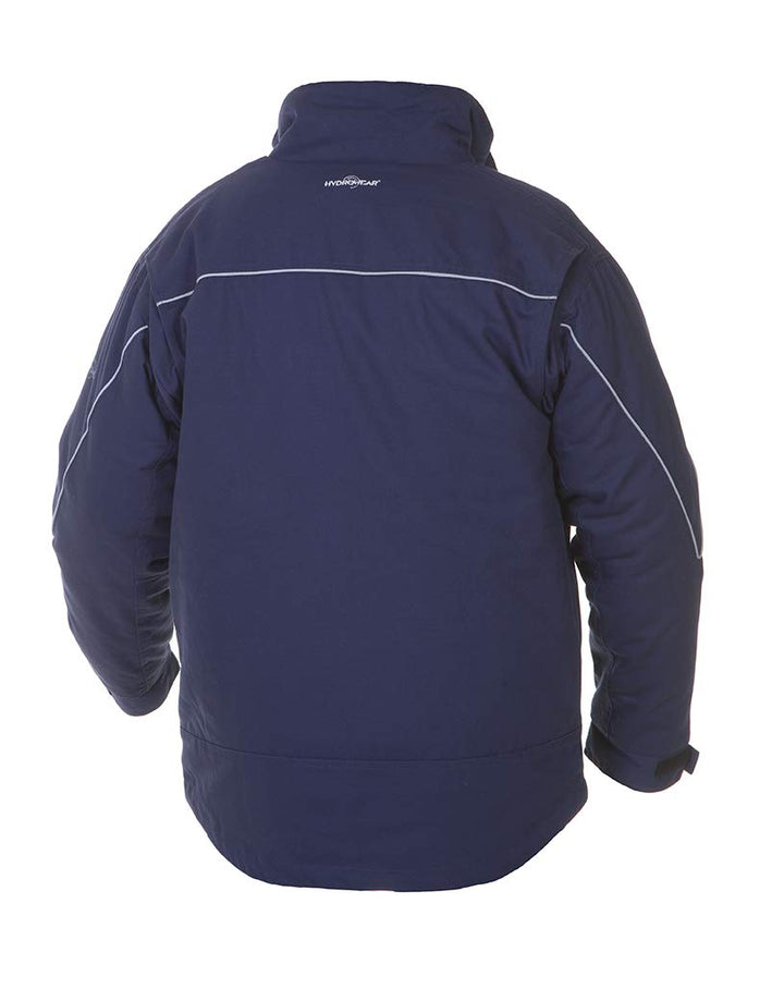Hydrowear 42554 Rijswijk Segeltuch-Pilotenjacke Marine Grösse XL XL Marine, XL Marine