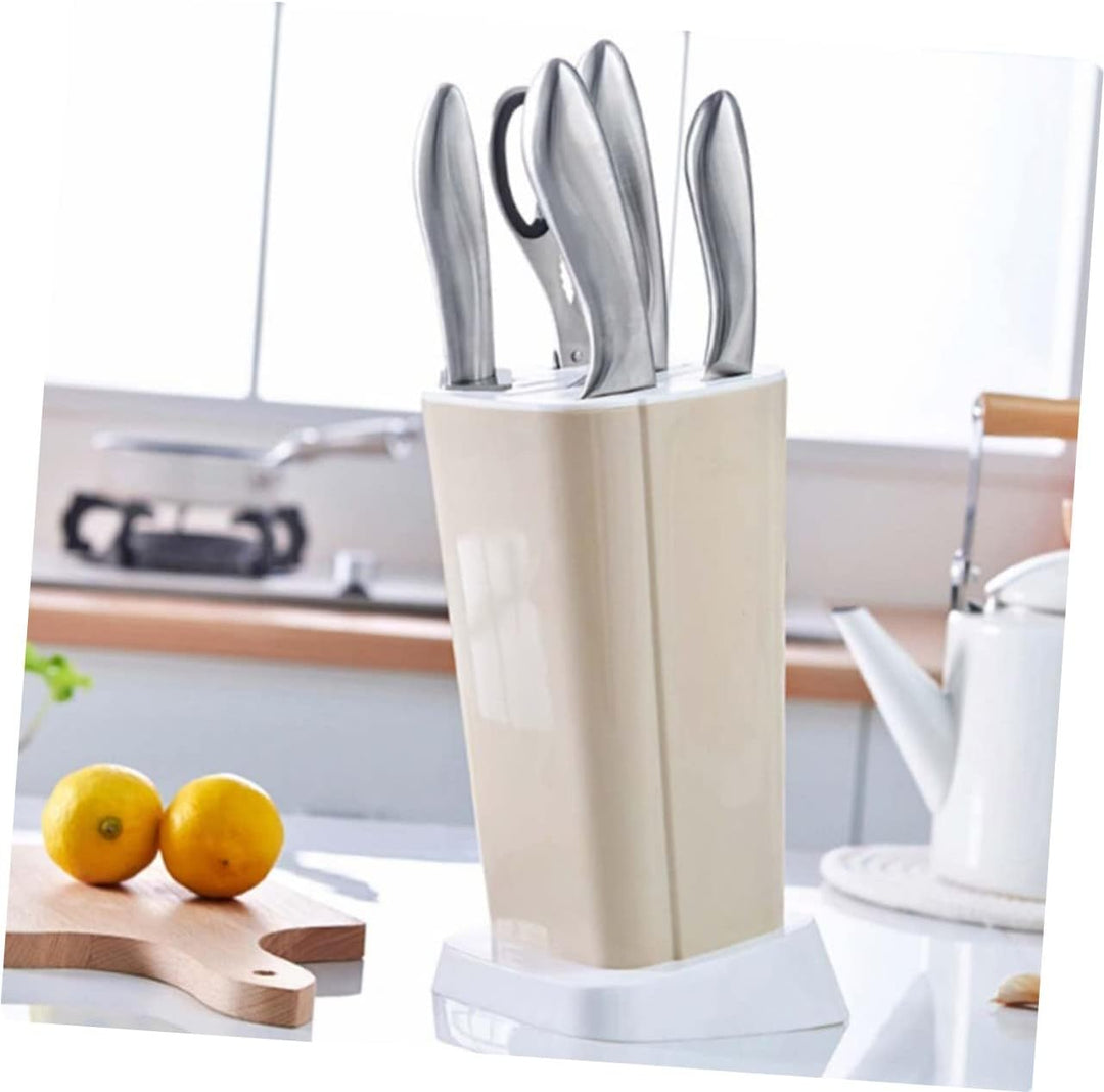 DOITOOL Kreativer Küchenmesserhalter Pp Material Abnehmbar Drehbar Küchenregal Messeraufbewahrung Or