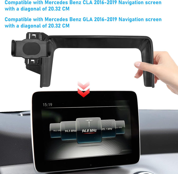 TTCR-II Kompatibel mit Mercedes Benz CLA Handyhalterung, Brauch Passt Basis für Mercedes CLA 2016-20