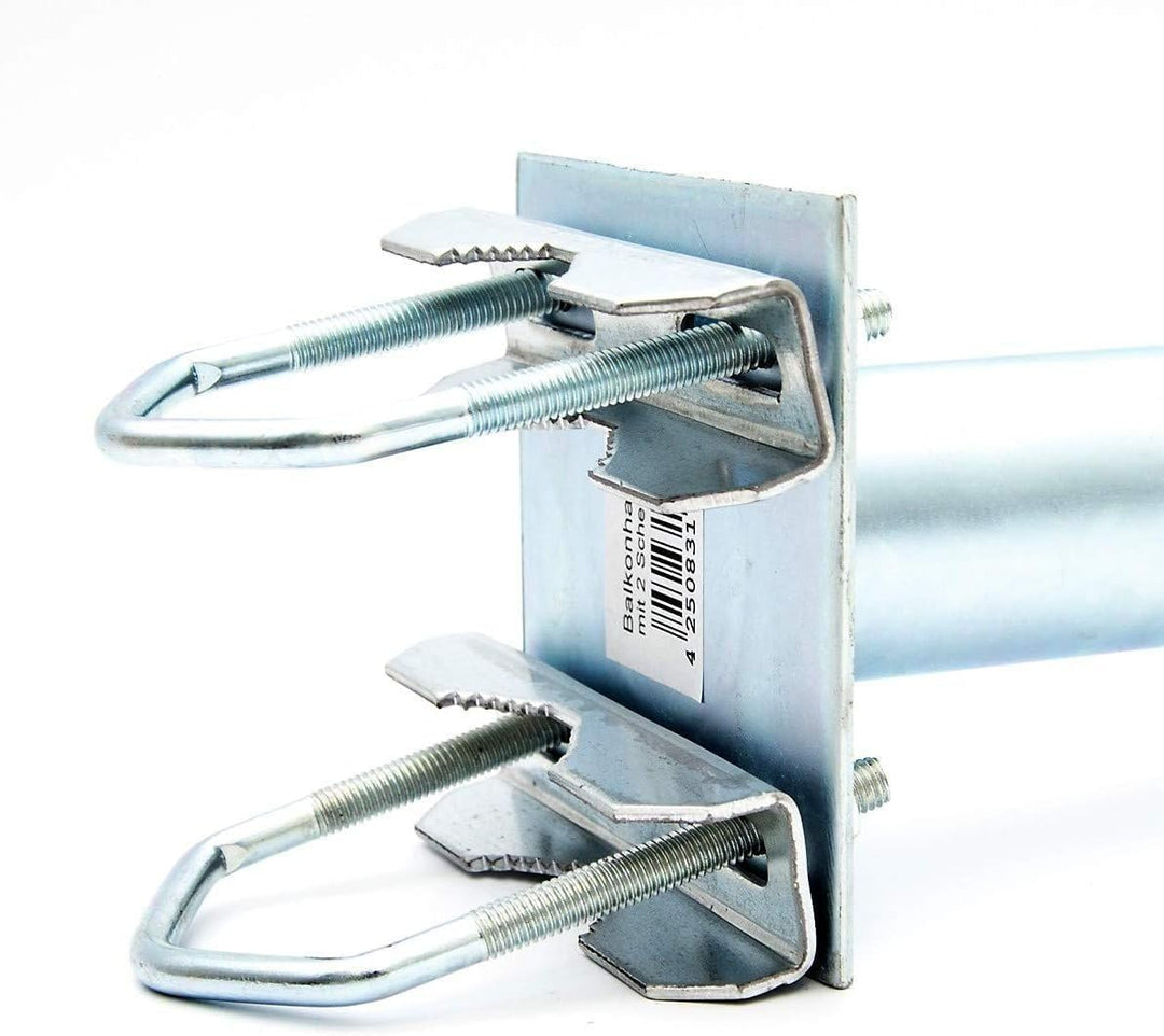 Mastausleger Stahl 25 cm Geländerhalter Sat Antenne Ausleger Länge 25 cm, Länge 25 cm