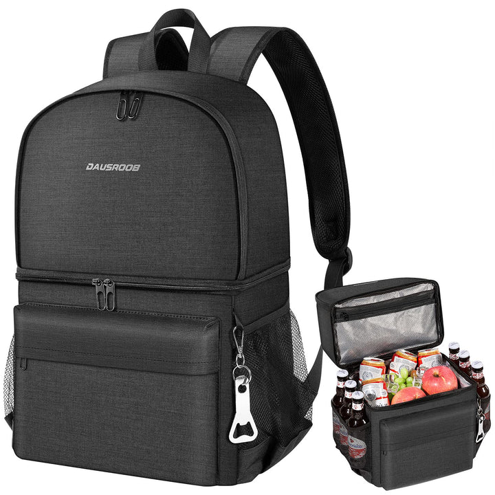 27L Kühlrucksack 2-IN-1 Isoliertasche gross Kühltasche Thermo Rucksack Auslaufsichere Rucksack mit K