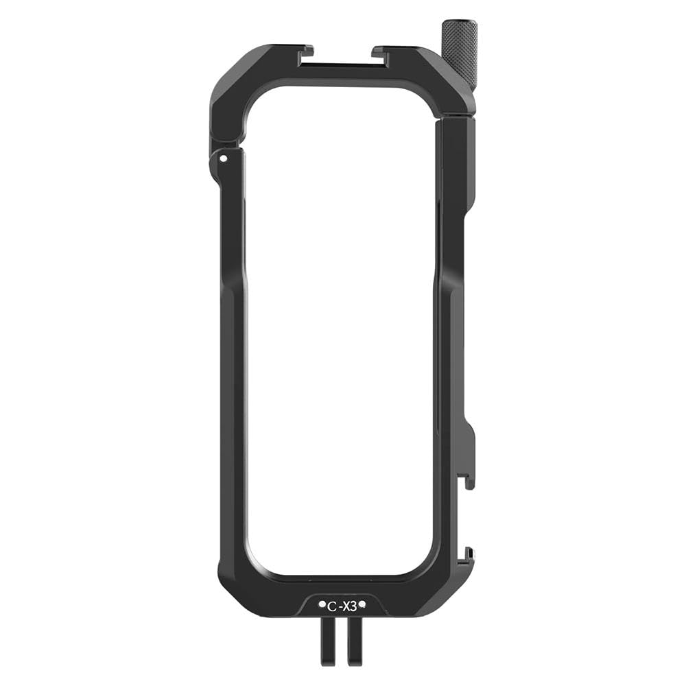 ULANZI 3197 Vlog Rig/Käfig für Insta360 X3 zum Schutz und Hinzufügen von Zubehör aus Aluminiumlegier
