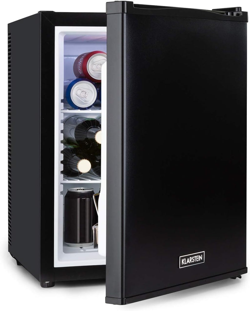 Klarstein Mini Kühlschrank für Zimmer, 40L Mini-Kühlschrank für Getränke & Kosmetik, Kleine Minibar,