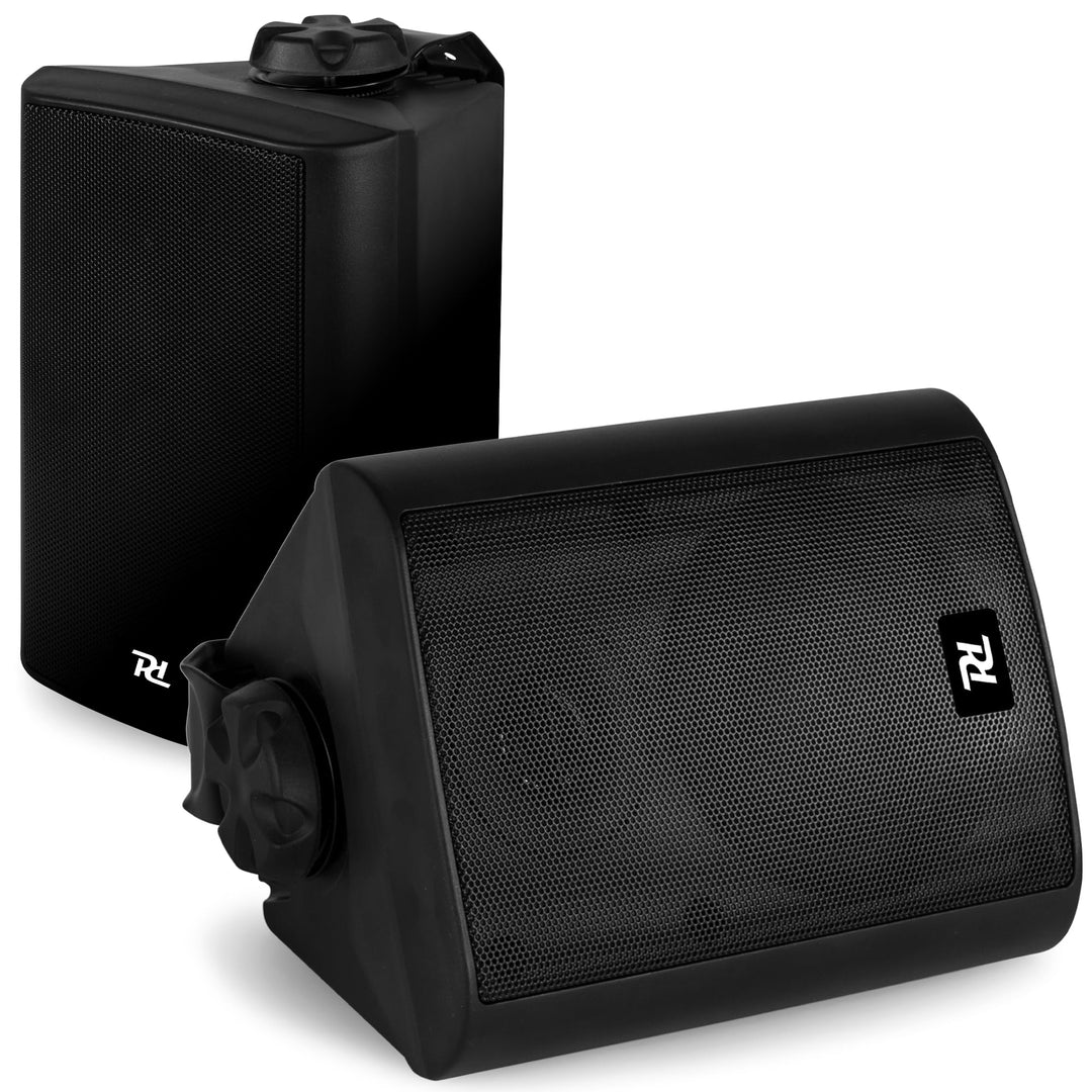 Power Dynamics ODS50B - Lautsprecher Boxen - 2er Set - 100 Watt - 2-Wege Wandlautsprecher für die Fe