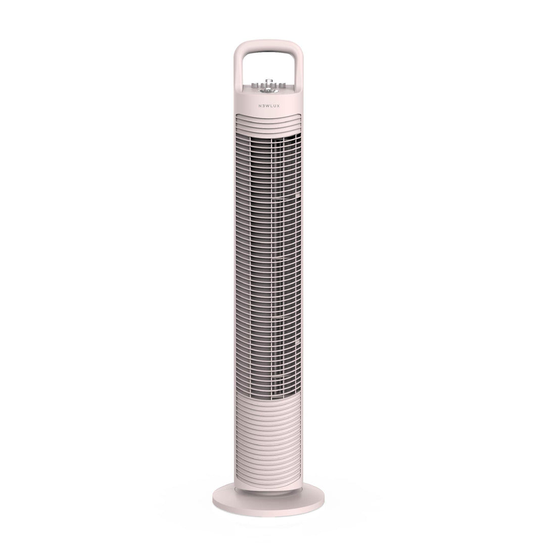 Newlux - Turmventilator ohne Flügel W80 (45W) 3 Geschwindigkeitsstufen, 70° Oszillation und Timer 12