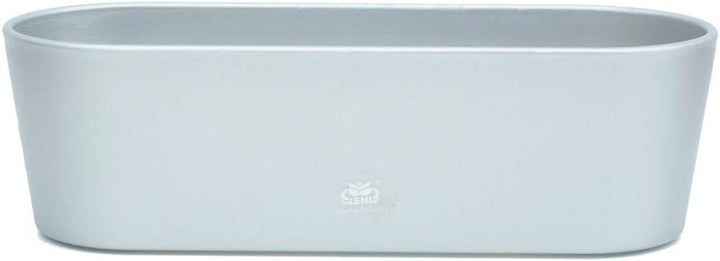 Set6 6 teilig Kunststoff Flori Pflanzschale Silber für Hydrokultur L 51.0 cm B 18.5 cm H 15.0 cm, L