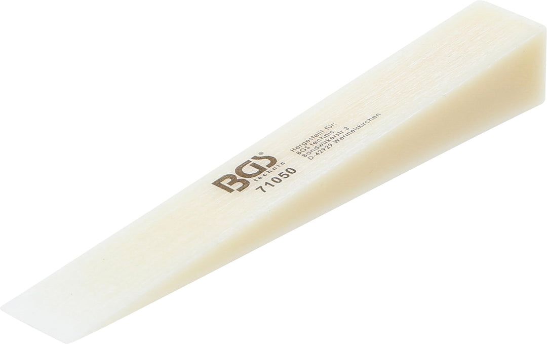 BGS 71050 | Zierleistenkeil | Nylon | 185 x 25 mm | Montagekeil | Türleistenkeil | Demontagekeil | N