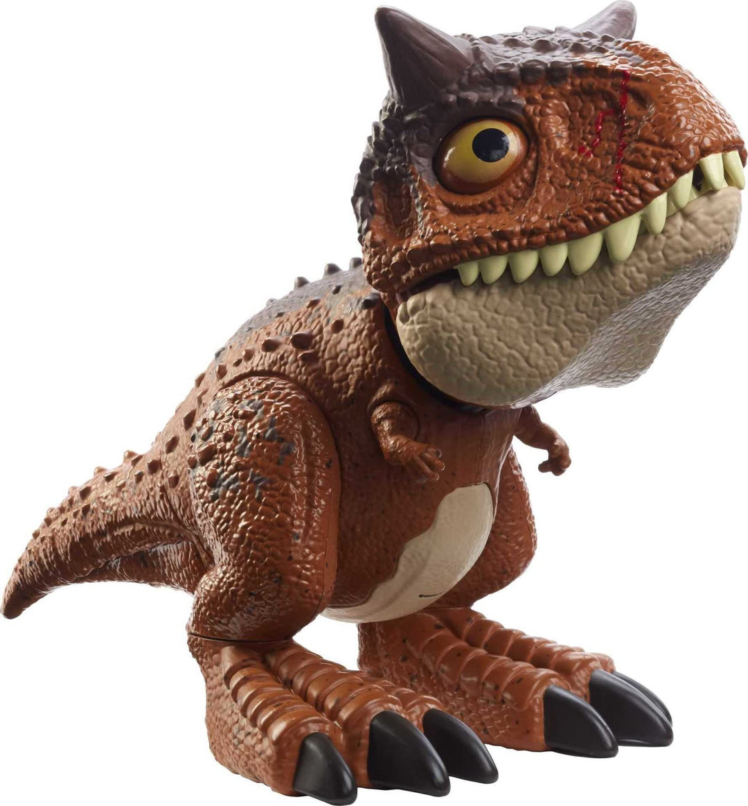 Jurassic World HBY85 - Beissangriff Carnotaurus Toro-Dinosaurier-Actionfigur, Dinosaurier Spielzeug