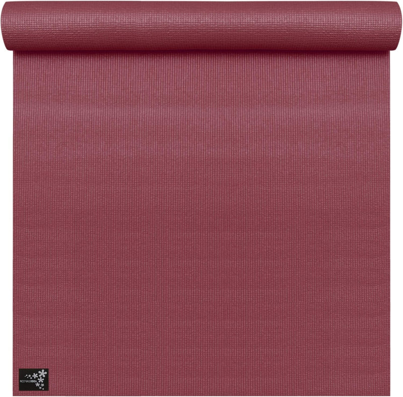 Yogistar Yogamatte Basic XXL - rutschfest und sehr gross - 7 Farben Bordeaux