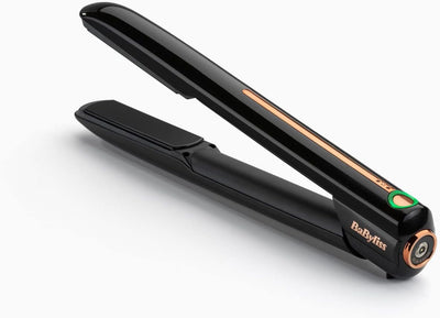 Babyliss 9000RU Glätteisen kabellos, Haarglätter mit Akku, Keramikplatten für glattere Haare, 15 Sek