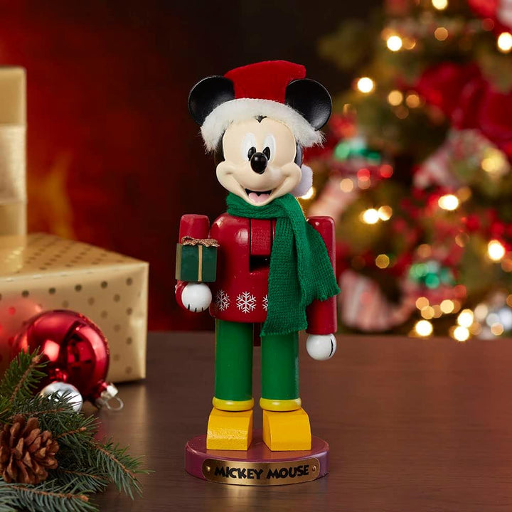 Kurt S. Adler 10-Inch Nutcracker Kurt Adler Nussknacker, Mickey Mouse, 25,4 cm, Mehrfarbig, Standard