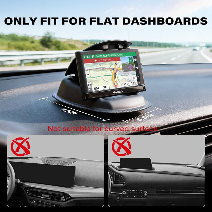 APPS2Car GPS-Halterung, Handyhalterung Auto Armaturenbrett, 2-1 rutschfeste Sitzsack-Halterung für G