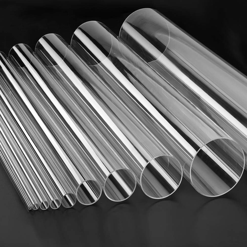 Acrylglasrohr XT Ø 200/194mm (Aussen/Innen), transparent, 1000mm lang - Zeigis® / farblos/PMMA/glask