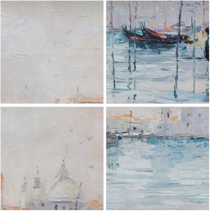 Wandbilder Dekoration Wohnzimmer Venedig Basilika Panorama Bilder auf Leinwand 120x50cm Leinwandbild