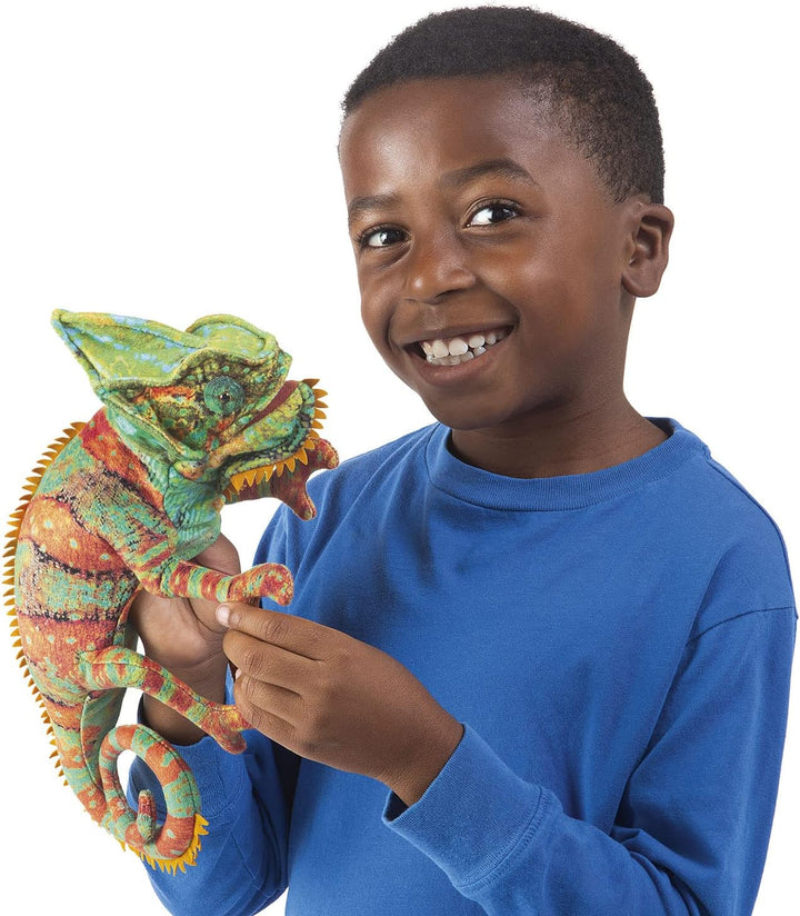 Folkmanis Handpuppe kleines Chamäleon/Small Chameleon 3153
