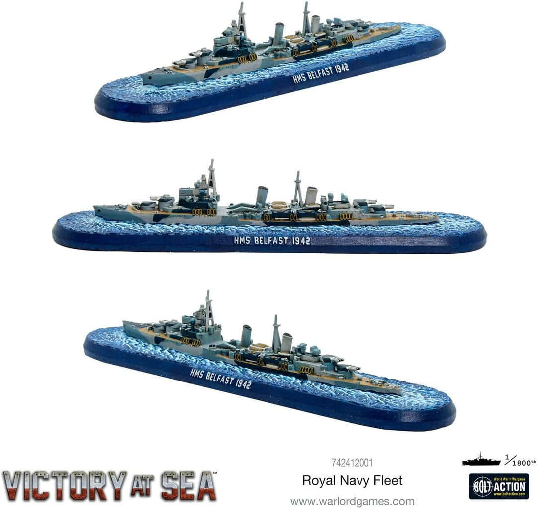 Warlord Games - Victory At Sea: Royal Navy Fleet (742412001)