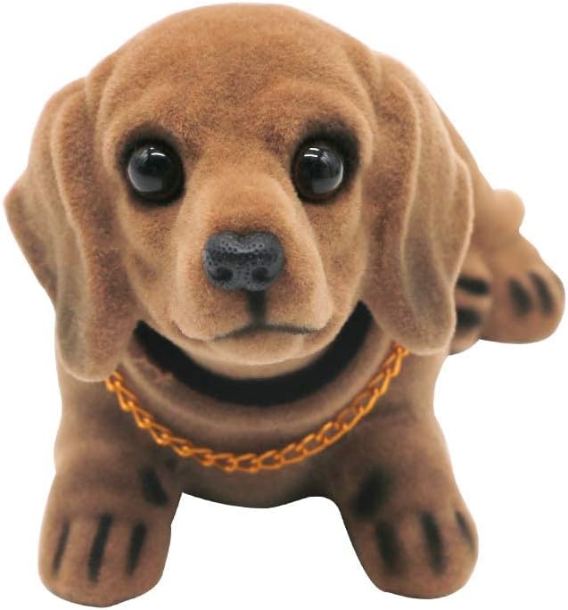 MonLiya Nette Nicken Schütteln Kopf Hund Verzierungen Wackelhund Auto-Innendekoration Ornament Statu