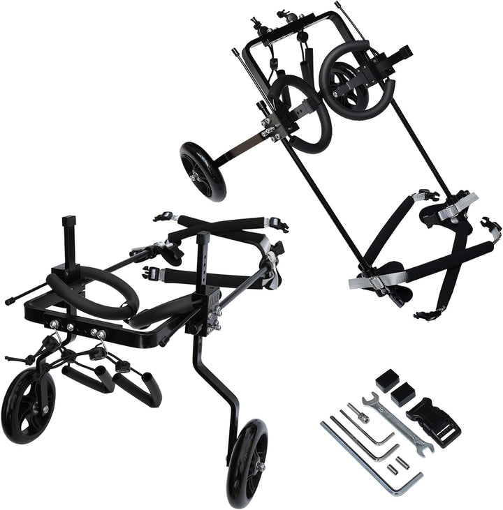 Einstellbare Hunde-Rollstuhl,Haustier Cart,Handicap Hund Schwache Hinterbeine Rehabilitation Trainin